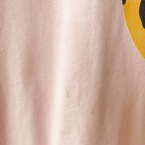 CANVAS BELLA + CANVAS Women's Pink Disney Inspired Leopard Mickey Head Tee sz M - Picture 7 of 7